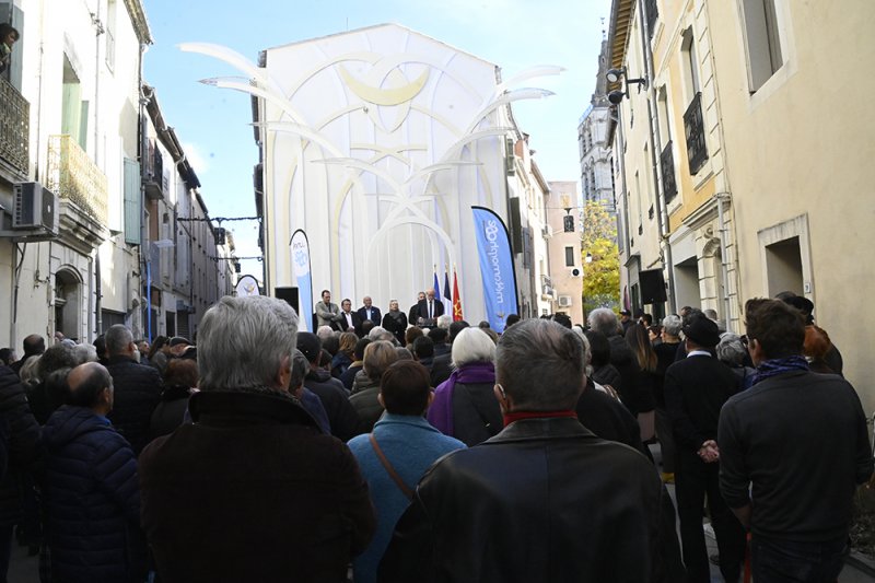Inauguration de la Rue de la Libration - Lunel